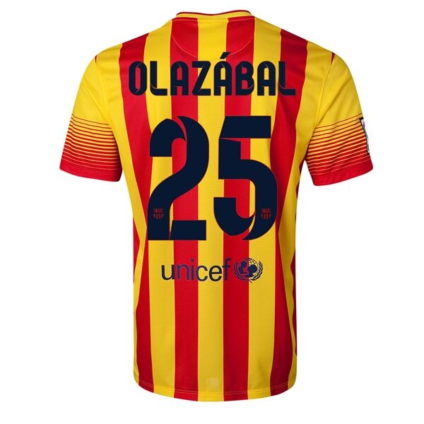 1314 Barcelona 25 OLAZABAL Away Shirt - Official Replica 2993