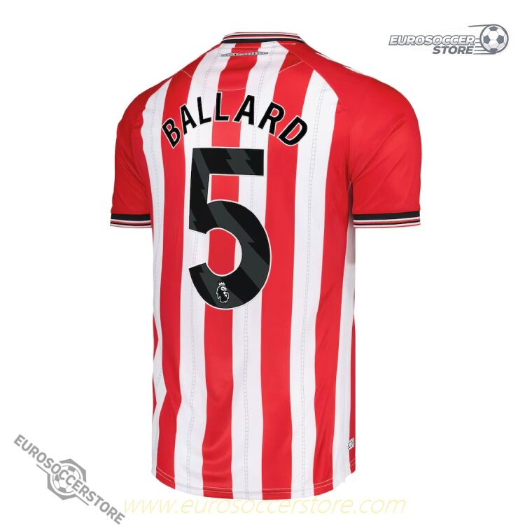 Sunderland's 25-26 Home Jersey with BALLARD 5