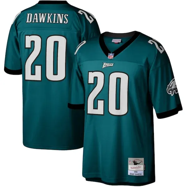 None Brian Dawkins Replica Jersey - Green | NFL Player Jersey
