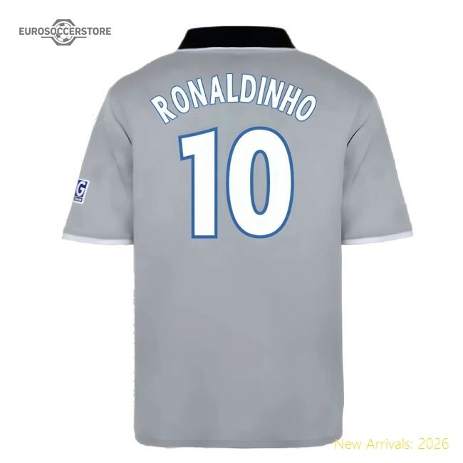 Genuine Psg 2000 Paris Saint Germain Away Shirt (Ronaldinho 10)