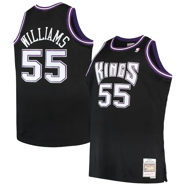 Jason Williams SAC Swingman Jersey - superior NBA - Black game-day