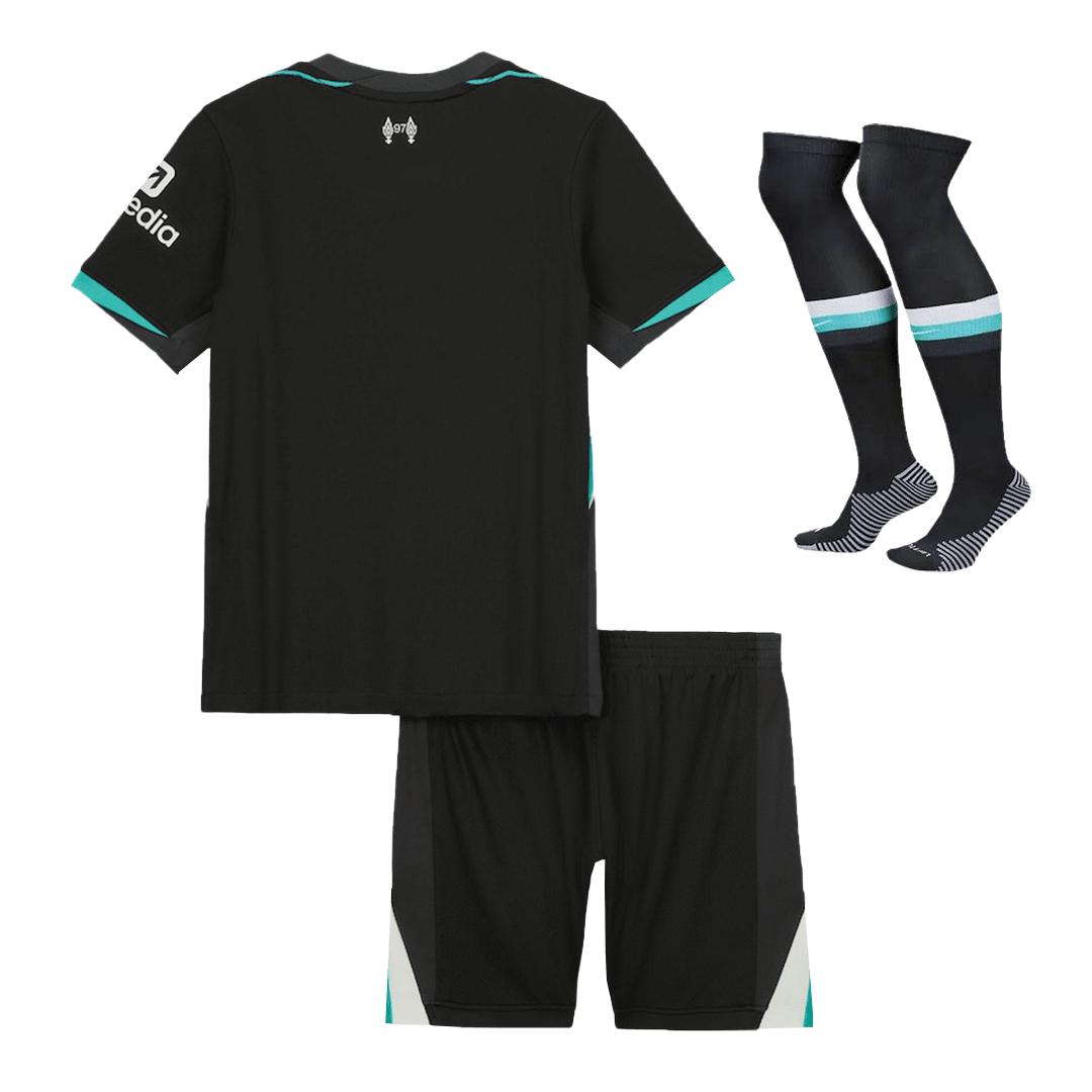Kid's Liverpool Away Soccer Jersey Kit(Jersey+Shorts+Socks) 2024/25Aut