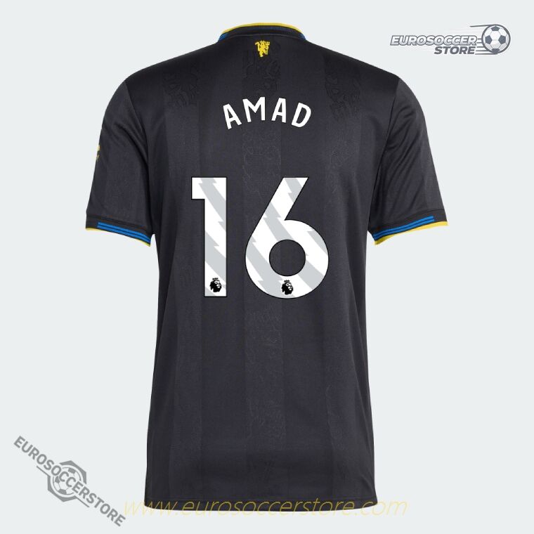 25-26 Season Manchester United Third Player Version Jersey with AMAD 16 Printing