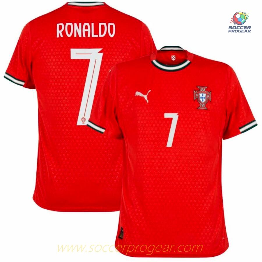 Portugal Home Football Team Jersey 2025 Edition 2026 Ronaldo