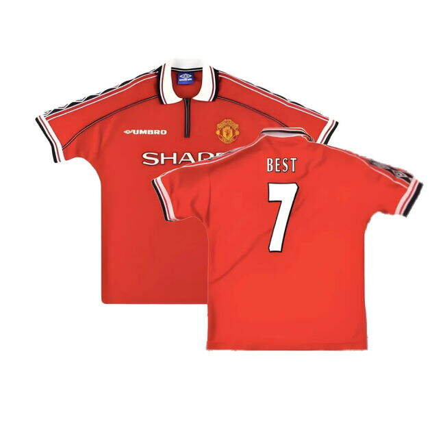 Manchester United 1998-2000 Home Shirt (XXL) (Excellent) (Best 7)