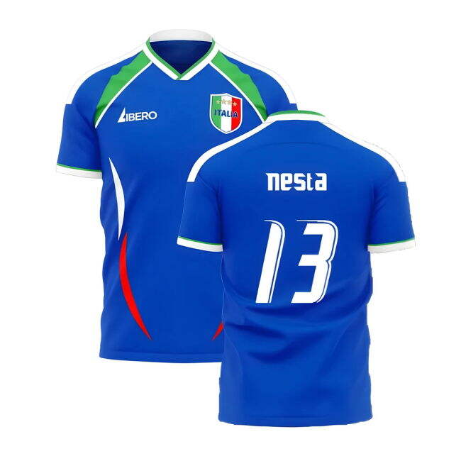 2006-2007 Italy Football Team Home Kit