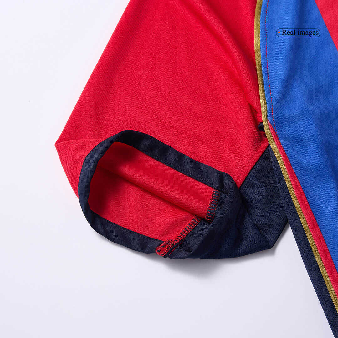 Retro RIVALDO #10 2001/02 Barcelona Home  Soccer Jersey Authentic Kit