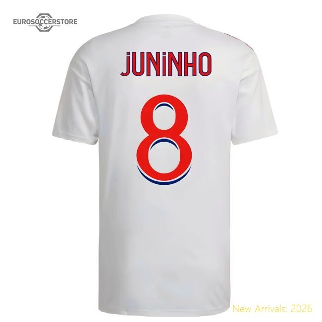 Authentic 2022-2023 Olympique Lyon Home Shirt (Juninho 8)