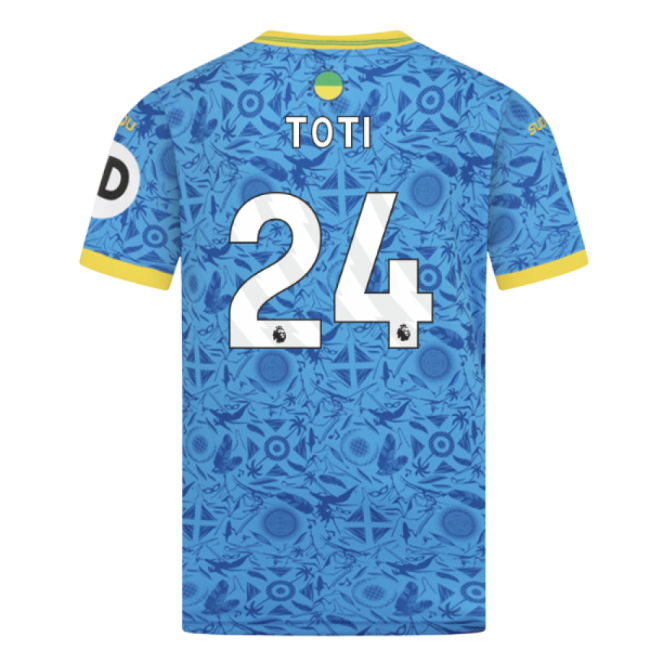 Great Deal 2025-2026 Wolves Third Shirt (Kids) (Toti 24)