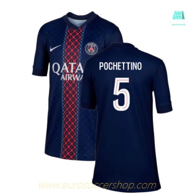 2025-2026 PSG Paris Saint Germain Home Shirt (Kids) (Pochettino 5)