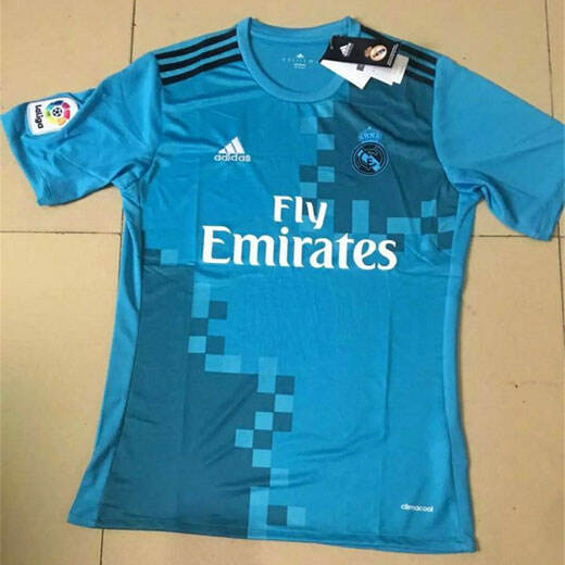Real Madrid Away 201718 Blue Soccer Jersey Shirt - Official Replica