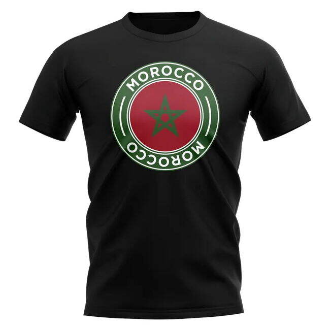 Championship Championship Morocco Football Badge T-Shirt (Black)
