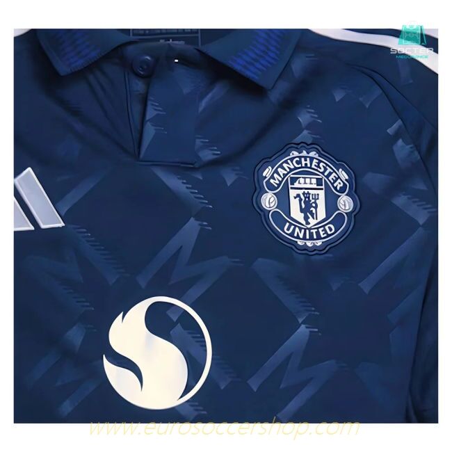 2024-2025 Man Utd Long Sleeve Away Shirt (Kids)
