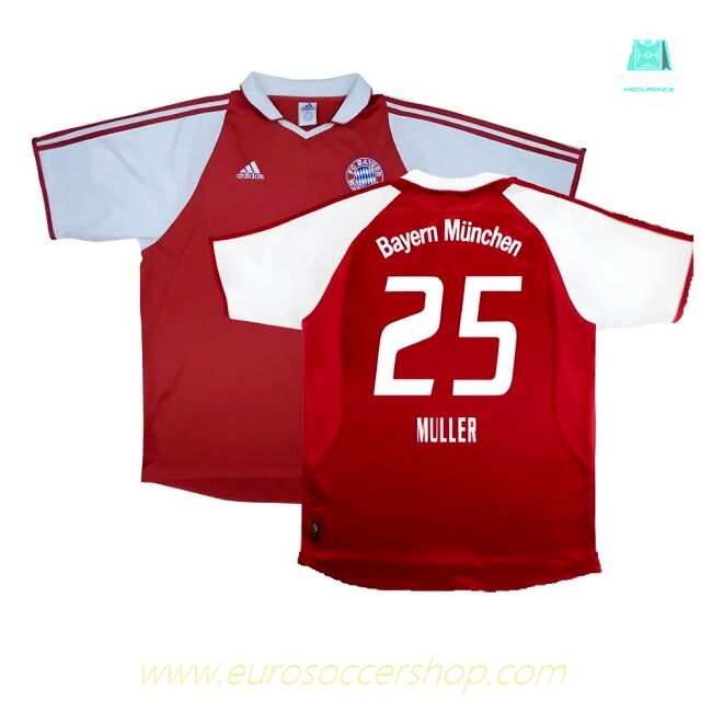 Bayern Munich 2003-04 Home Shirt ((Excellent) XL) (Muller 25)