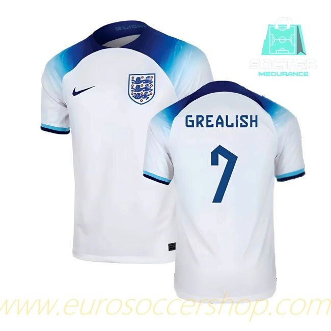 2022-2023 England Home Kit (Grealish 7)
