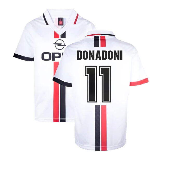 AC Milan 1996 Away Retro Shirt (Donadoni 11)