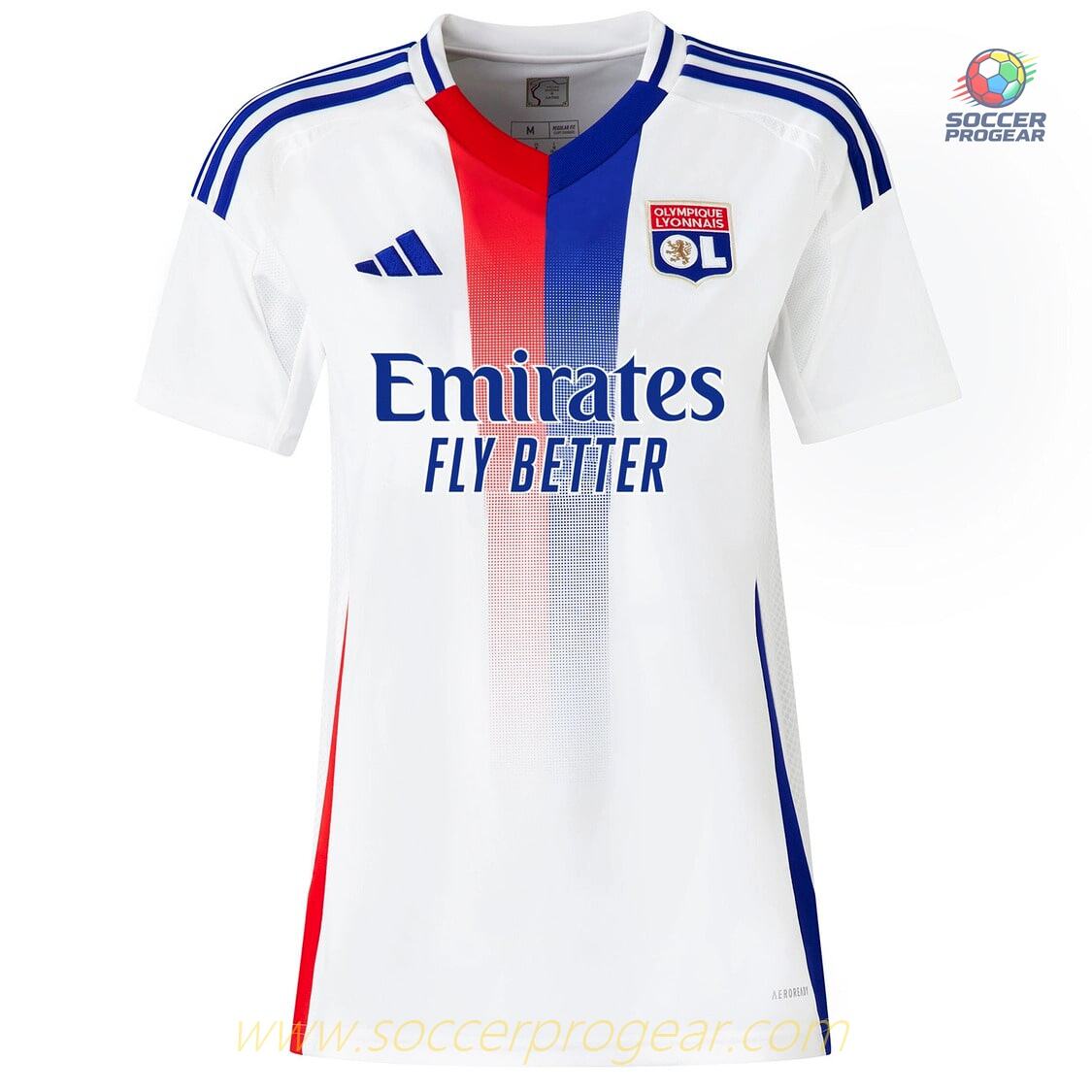 OL Home Soccer Jersey 2024-2025 Season Women's