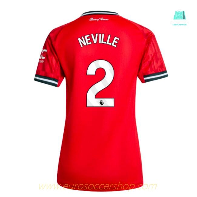 2025-2026 Man Utd Home Shirt (Womens) (Neville 2)