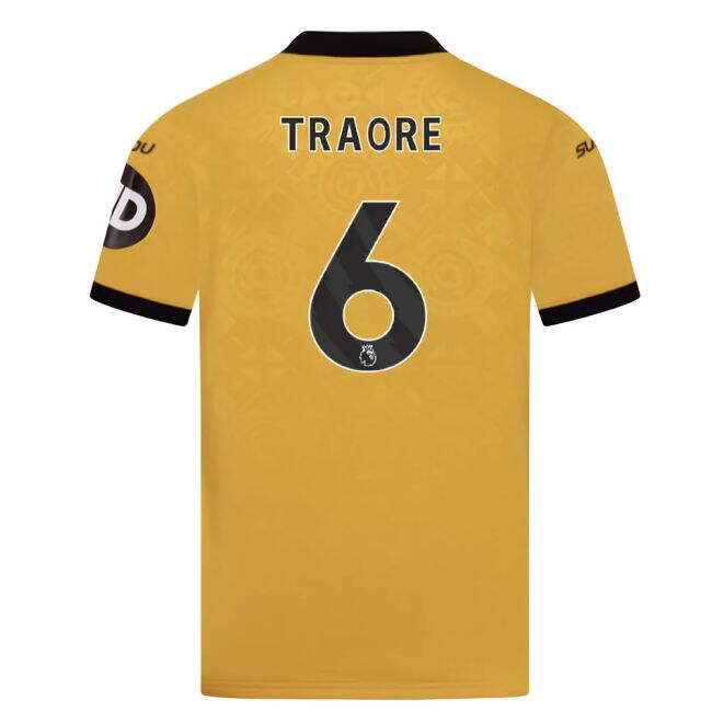 2025-2026 Wolves Home Shirt (Kids) (Traore 6) (Fan Favorite)