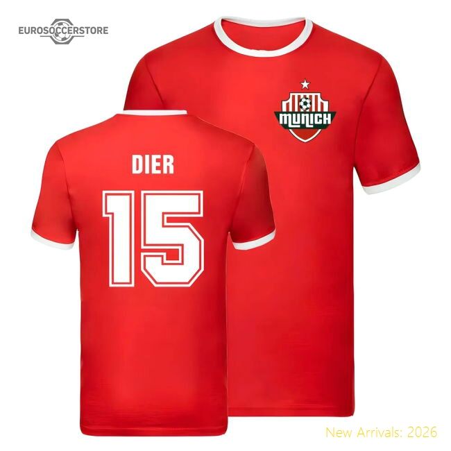 Bayern Munich Ringer T-shirt (eric Dier 15) - Collectors Item