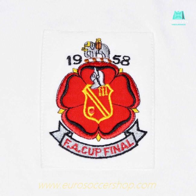 Bolton 1958 FA Cup Final Retro Football Shirt