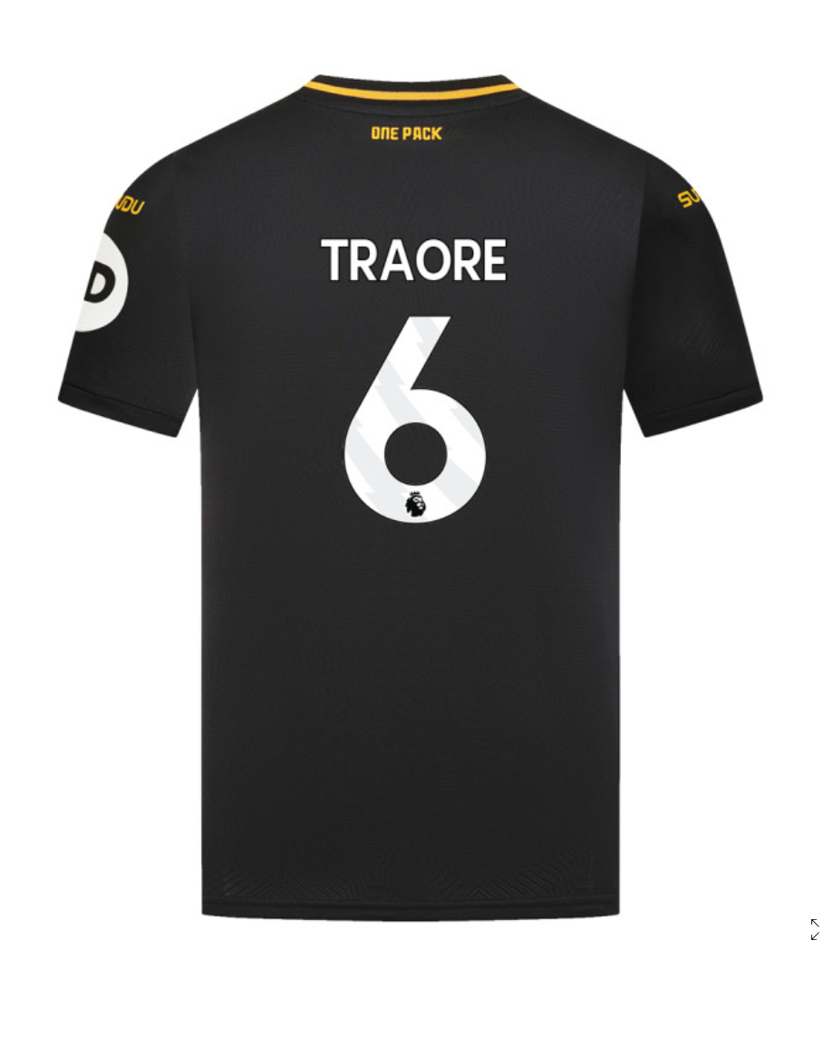 Wolverhampton Wanderers 24-25 Away TRAORE 6 Football Jersey