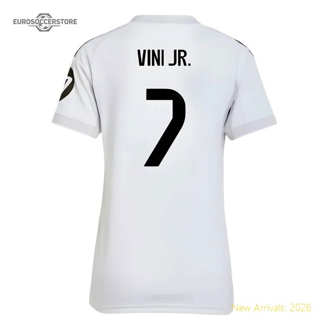 2025-2026 Real Madrid Home Pro-level Jersey Vini Jr. Advanced Textile