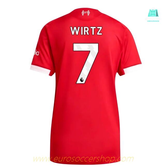 2025-2026 Liverpool Authentic Home Shirt (Womens) (Wirtz 7)