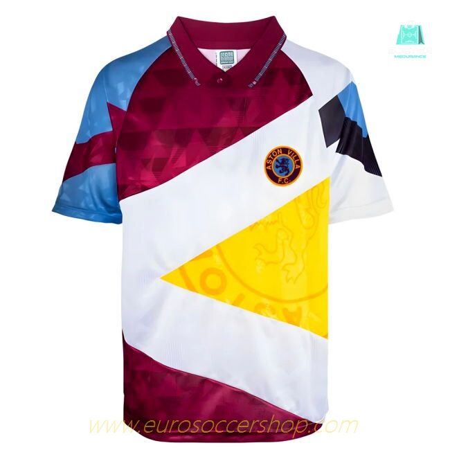 Aston Villa 1990 Mash Up Retro Football Shirt (Your Name)