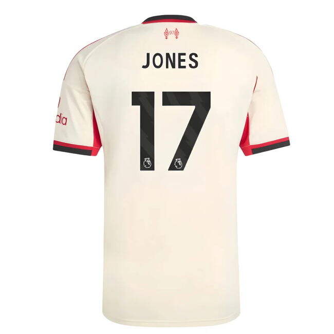 football shirt 2025-2026 Liverpool Away Shirt (Kids) (Jones 17)