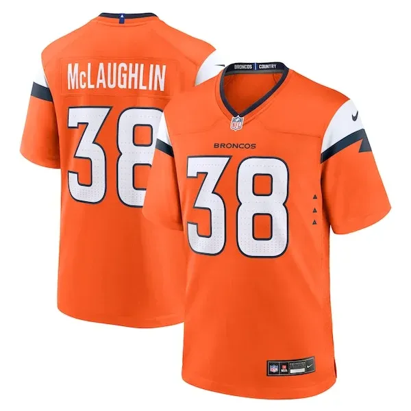 None Jaleel Game Jersey - Orange | NFL Player Jersey | NFL Football