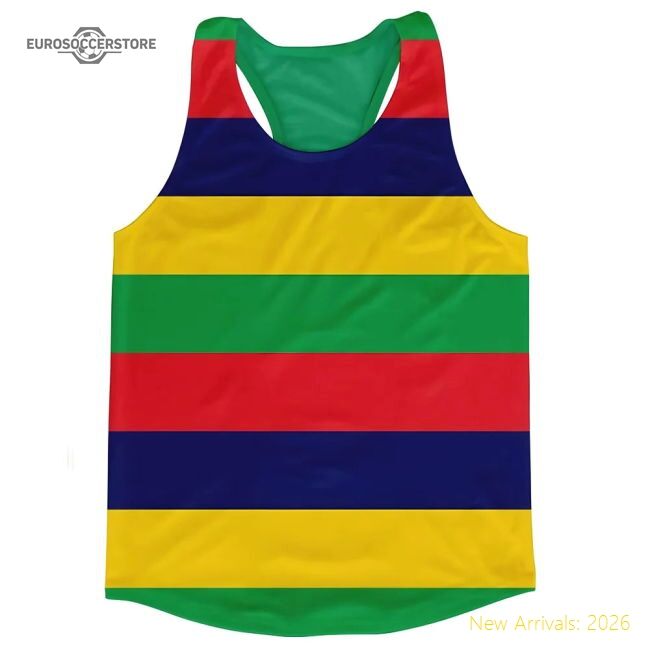 Mauritius Flag 20242025 Regular Pro Jersey Slim Breathable