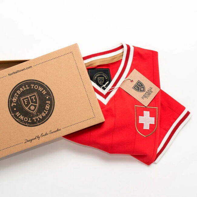 Vintage Switzerland Die Nati Soccer Jersey
