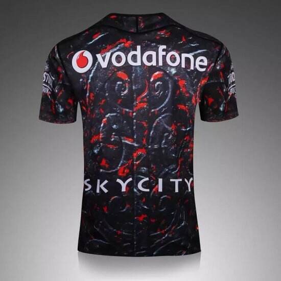 Warriors Black 2017 Rugby Jersey shirt - Official Replica 27160