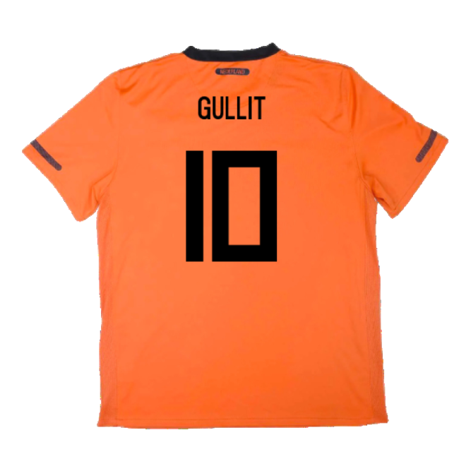 Holland Soccer Team Unique Item Home Collector Jersey (Gullit 10)