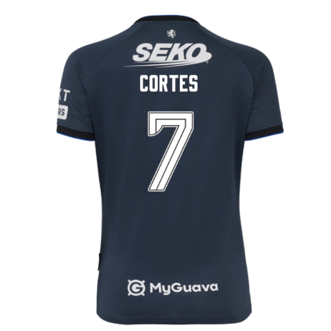 Licensed Rangers Fc Cortes #7 Authentic Design Updated Design Shirt...