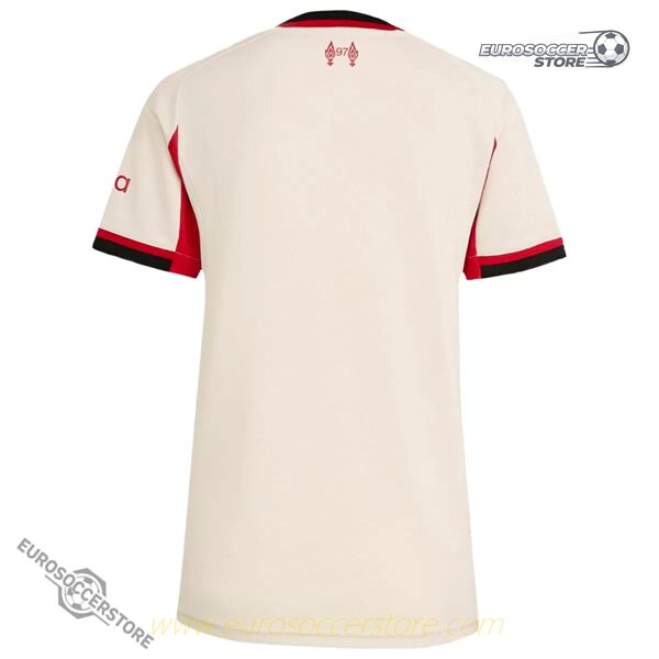 Away Women's Football Jersey for Liverpool Team of the 25-26 Season