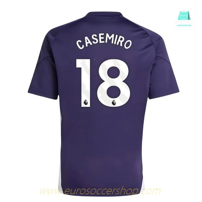 2025-2026 Man Utd Training Tee (Aurora Plum) (Casemiro 18)