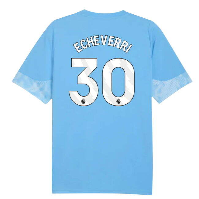 2025-2026 Man City Training Jersey (Light Blue) (Echeverri 30) - au...