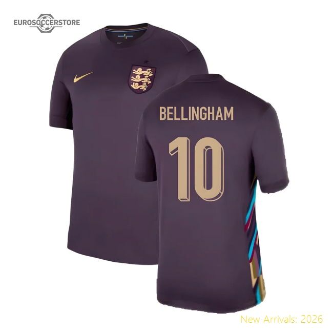 England 2024-2025 Official Away Jersey - Slim Classic Mobility
