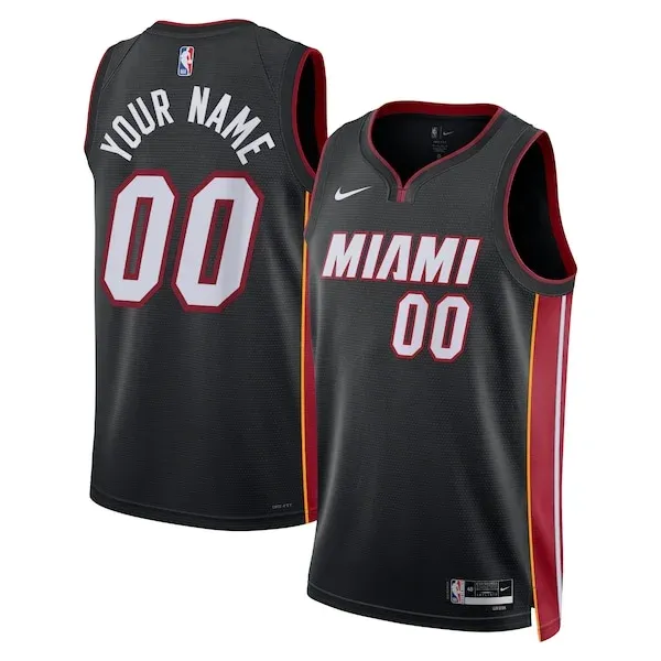 Miami Heat MIA Swingman Jersey - stylish Basketball - Black sports