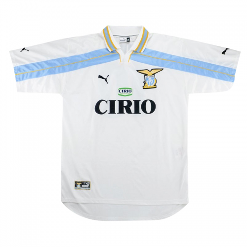 99-00 Lazio White Retro Soccer Jersey Shirt - Official Replica 8772