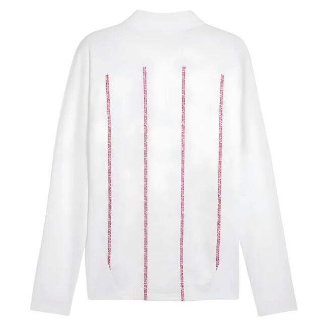 2024-2025 Man City Prematch 1/4 Zip Top (White)