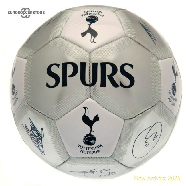 Authentic Tottenham Hotspur Fc Sig Silver Football - Premium Quality