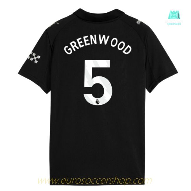 2025-2026 Man City Away Mini Kit (Greenwood 5)