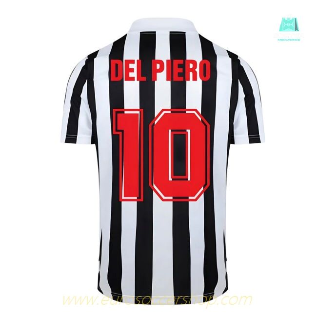 Score Draw Juventus 1984 Retro Football Shirt (DEL PIERO 10)