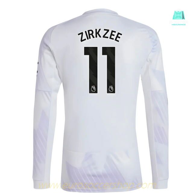 2025-2026 Man Utd Long Sleeve Away Shirt (Zirkzee 11)