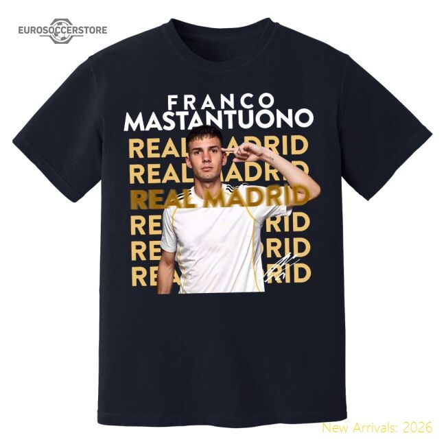 Franco Mastantuono Real Madrid New Signing T-shirt (black)