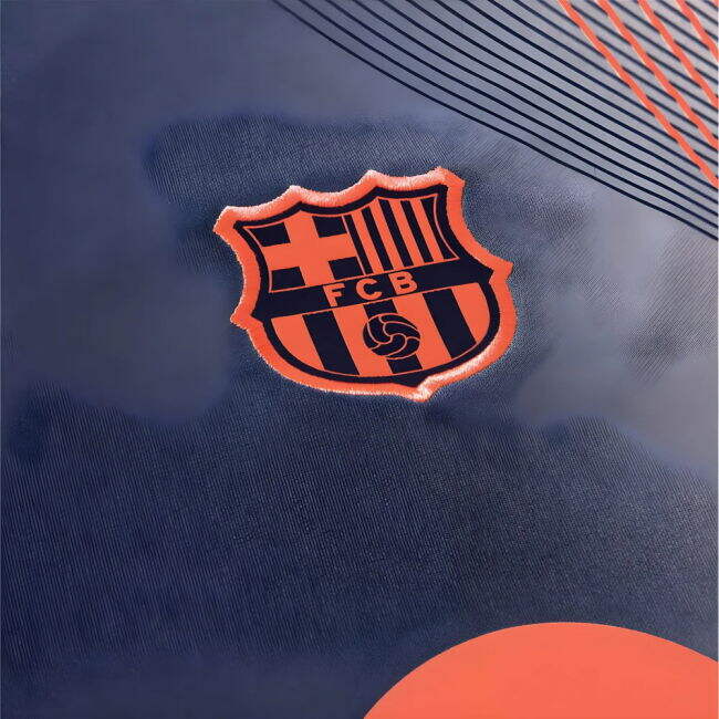 2025-2026 Barcelona T90 Third Dri-Fit Pre-Match Shirt (Navy)