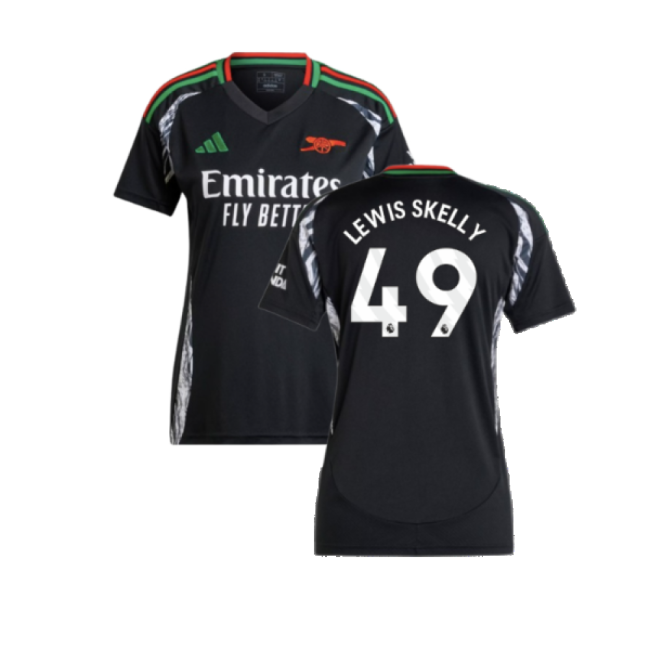 Womens Lewis Skelly 49 2024-2025 Arsenal Soccer Club Away Shirt